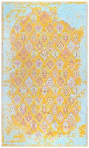 MORETTİ SİDE ÇİFT TARAFLI HALI 015-C GÜL-MAVİ