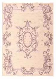 MORETTİ SİDE ÇİFT TARAFLI HALI 023-E KREM-PEMBE