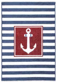 MORETTİ SİDE ÇİFT TARAFLI HALI 10970-M KIRMIZI-MAVİ