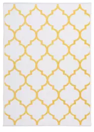 MORETTİ SİDE ÇİFT TARAFLI HALI 11000-F SARI-BEYAZ