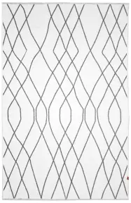 MORETTİ SİDE ÇİFT TARAFLI HALI 11018-D GRİ-BEYAZ