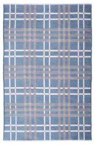 MORETTİ SİDE ÇİFT TARAFLI HALI 11019-J MAVİ-GRİ