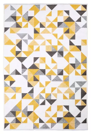 Moretti Side Çift Taraflı Halı Geometrik Desenli 11031-F