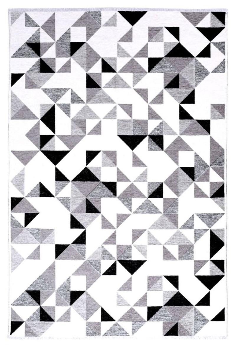 Moretti Side Çift Taraflı Halı Geometrik Desenli 11031-K