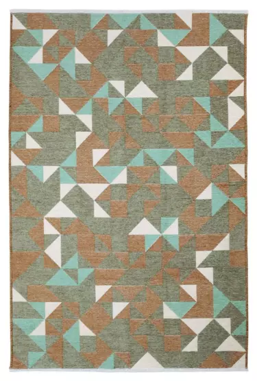 Moretti Side Çift Taraflı Halı Geometrik Desenli 11031-L