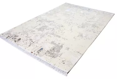 Maya Halı Yün Bambu 101 Mavi