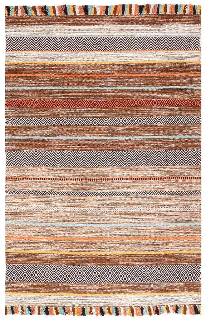 İskandinav Kilim Pamuk El Dokuma Trb-02