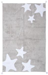 MOOD HALI STAR RUG SILVER ECRU