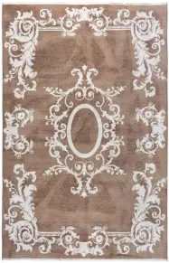 MORETTİ SİDE ÇİFT TARAFLI HALI 023-D KAHVE-BEYAZ