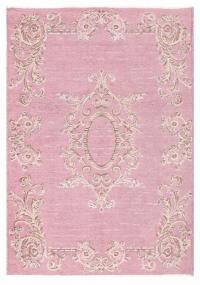 MORETTİ SİDE ÇİFT TARAFLI HALI 023-E KREM-PEMBE