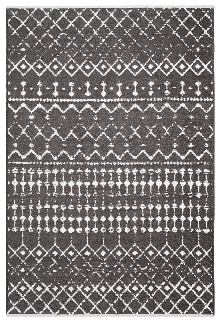 MORETTİ TURİN ÇİFT TARAFLI HALI 11354-A GRİ-BEYAZ
