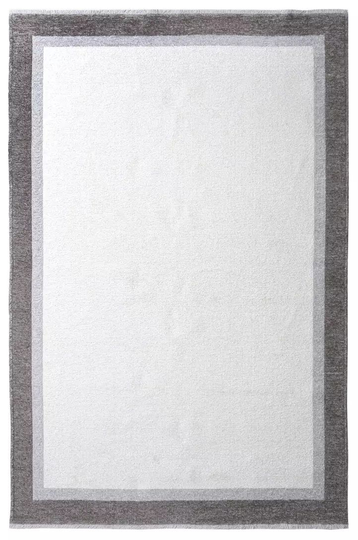 MORETTİ TURİN ÇİFT TARAFLI HALI 10839-D GRİ-BEYAZ
