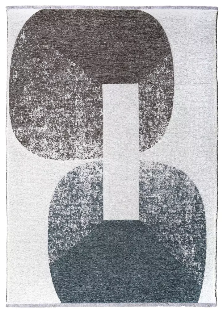 MORETTİ DUO ÇİFT TARAFLI HALI 11706-J GRİ-MAVİ