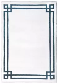 MORETTİ DUO ÇİFT TARAFLI HALI 11730-J MAVİ-BEYAZ