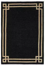 MORETTİ DUO ÇİFT TARAFLI HALI 11730-V SİYAH-BEJ