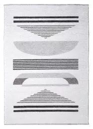 MORETTİ DUO ÇİFT TARAFLI HALI 11732-A AÇIK GRİ-KOYU GRİ