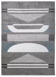 MORETTİ DUO ÇİFT TARAFLI HALI 11732-J GRİ-MAVİ