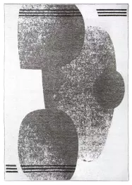 MORETTİ DUO ÇİFT TARAFLI HALI 11733-A AÇIK GRİ-KOYU GRİ