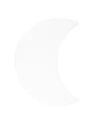 RABBIT POST ŞEKİLLİ AY BEYAZ