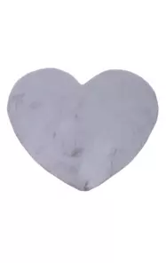 RABBIT POST ŞEKİLLİ KALP GRİ