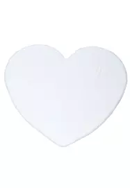 RABBIT POST ŞEKİLLİ KALP BEYAZ