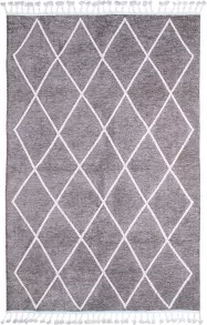 Moretti Trio Nakışlı 11704-D Gri Modern Halı