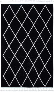 Moretti Trio Nakışlı 11704-K Siyah Modern Halı