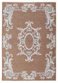 MORETTİ SİDE ÇİFT TARAFLI HALI 023-B MAVİ-KAHVE
