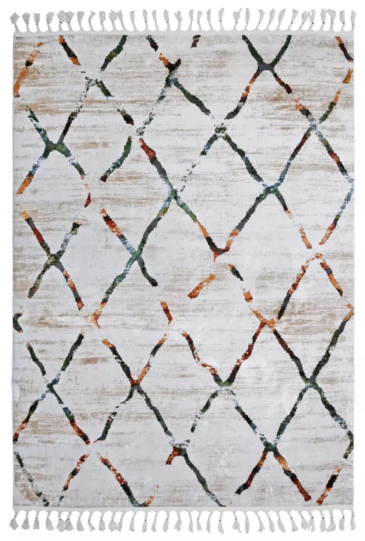 Zeugma Etnik Desenli Renkli Dokuma Halı 9546-A