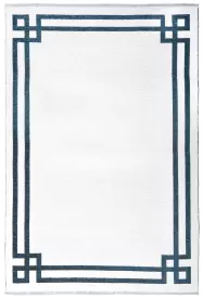 MORETTİ DUO ÇİFT TARAFLI HALI 11730-J MAVİ-BEYAZ