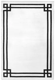 MORETTİ DUO ÇİFT TARAFLI HALI 11730-K SİYAH-BEYAZ