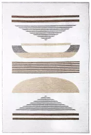 MORETTİ DUO ÇİFT TARAFLI HALI 11732-B BEJ-GRİ