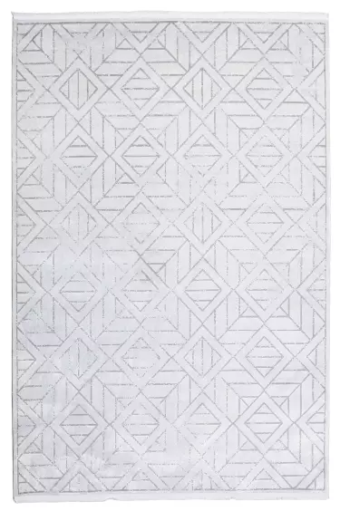 İnfiniti Geometrik Halı 9595-A Gri
