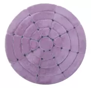 RABBİT KÜRK 012 GÜL KURUSU-SİYAH YUVARLAK