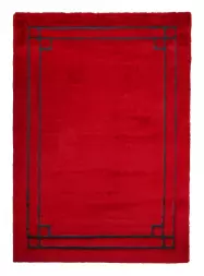 RABBİT KÜRK 016 KIRMIZI-SİYAH