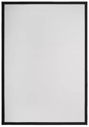 Sisal Halı Siyah Bordürlü Hasır Model İç Dış Mekana Uygun 4506/16