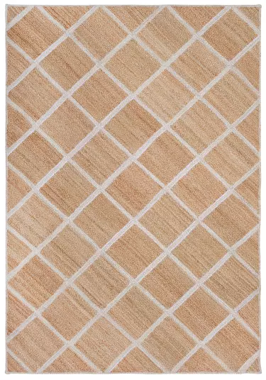 Urban U108 %100 Naturel El Dokuma Jüt Halı