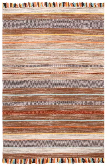 İskandinav Kilim Pamuk El Dokuma Trb-02